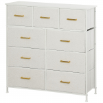 Kummut 100x30x99 cm Kreemvalge 9 Sherpa sahtlit