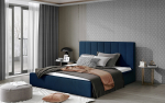 Voodi Audrey 160x200 180x93x223 cm Tume Sinine