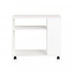 Abilaud ratastel 70x35x60 cm valge 45 kg lisapind