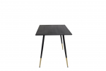 Dipp s&ouml;&ouml;gilaud 75 &times; 120 &times; 85 cm must MDF terasraam