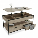 Kohvilaud 48 63 x 100 x 40 cm t&otilde;stetava plaadiga