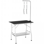 Trimmimislaud koertele must 90 &times; 60 cm 40 kg kandev&otilde;ime