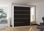 Riidekapp SPECTRA 180 180x215x58 cm Valge