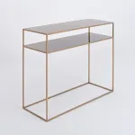 Konsoollaud TENSIO 2 FLOOR METAL 100x35 cm Kuld