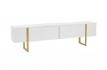 Serenity TV alus kuldne 180 cm valge pind elutuppa