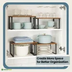 Maitseainete riiul 2 tk 20 x 30 x 16 cm must metallist