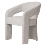 Polsterdatud tool NAURINE 78x62x60 cm beeži kangaga