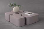 Kohvilaud Nordland 95 &times; 70,7 &times; 60 cm pruun MDF komplekt