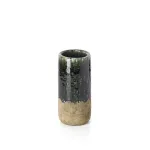 Vaas The Moss Cylinder 13.5x13.5x29.5 cm Roheline Kivist Portselan