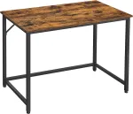 Arvutilaud 100x50x76 cm rustikaalne pruun terasraam