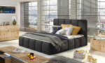 Voodi Edvige+ 160x200 cm Must