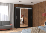 Liugustega Riidekapp DALLAS 180 180x215x58 Must