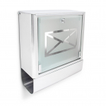 Postkast 40 x 35 x 14 cm h&otilde;bedane roostevaba teras