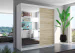 Riidekapp DELLA 200 200x215x58 Valge
