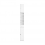 K&otilde;rge vannitoakapp 180 cm valge
