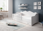 Voodi koos madratsiga EMKA 160x80 cm Valge