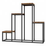 Lillealus jalgadel 80x20x74 cm Helepruun