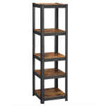 Kitsas laoriiul 150x37x37 cm Pruun Must