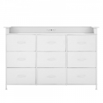Kummut sahtlitega 126x32x84.5 cm valge