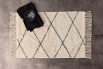 Esiku vaip Thelma 50x80 cm Must Valge