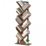 Kalasaba raamaturiiul 50x24x136 cm Pruun