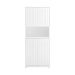 Vannitoakapp k&otilde;rge 70x37x170 cm valge