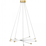 Laevalgusti led elutuppa 82x124 cm kuldne