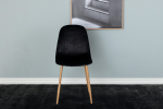 S&ouml;&ouml;gitool Polar 53 x 88 x 46 cm must pehme velvetkate