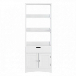 Vannitoakapp jalgadel 60x32,5x154 cm valge MDF