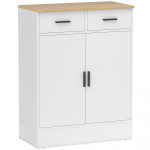 Kummut sahtlitega 68,6x35x90,3 cm valge riiuliga