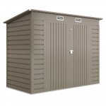 Aiakuur 249x121x166 cm helehall metall 2,7 m&sup2;