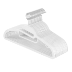 Plastmassist riidepuud 20 tk valged ABS-plastik