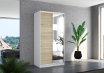 Riidekapp ORLANDO 100 100x200x58 cm Valge