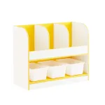 Raamaturiiul lastele 70x30x58 cm kollane E1 MDF