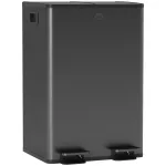 Kaheosaline pedaalpr&uuml;gikast 2 x 28 L must teras