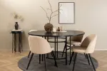 Copenhagen s&ouml;&ouml;gilaua komplekt 140 cm 4 samettooli