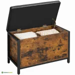 Tumba panipaigaga vintage pruun hoiupink 80 x 40 x 50 cm
