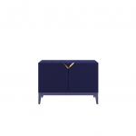 Kummut Visby 101x70x42 cm sinine 2 ust ja riiul