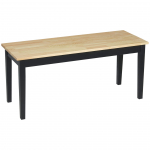 Istepink 102 &times; 36 &times; 45 cm looduslik/must m&auml;nd