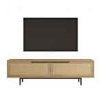 TV alus Asir 160x45x36 cm pruun melamiinkate metalljalad
