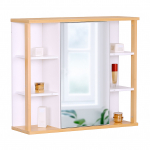 Peegelkapp 64x62x21 cm valge naturaalne seinale