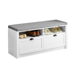 Esikupink jalatsiriiul 110 cm valge