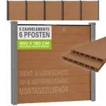 Homestar privaatsuspiirde komplekt 5 paneeli WPC
