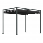 Pergola 298x213x221 cm Must