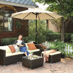 Terrassi p&auml;ikesevari 300x240cm beež