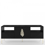 Skandica Merlin TV alus must 136x60x40 cm metalljalgadel