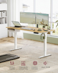 Reguleeritav laud 70x160cm pruun/valge