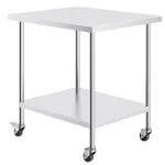 T&ouml;&ouml;laud 76.2x45.7x95.5 cm H&otilde;bedane Roostevaba teras