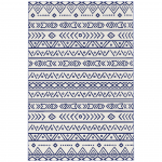 Terrassi vaip 182x274 cm Sinine Valge