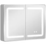 Vannitoa peegelkapp LED-valgustusega 80x13,5x60 cm